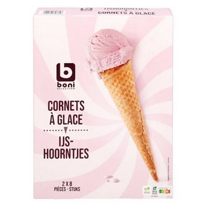 Boni cornets à glace 2x8 pièces