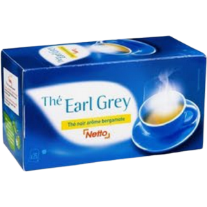 Netto thé noir earl grey x25x2g 50g