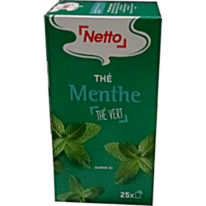 Netto Thé vert menthe x25x1,6g 40g