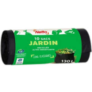 Netto sacs poubelle jardin 10x130l