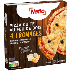 Netto pizza 4 fromages 420g
