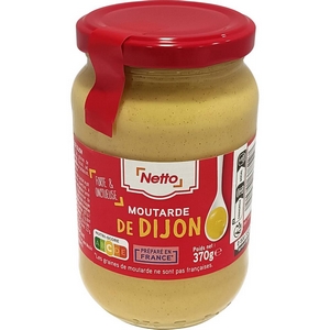 Netto moutarde de Dijon forte et onctueuse 370g