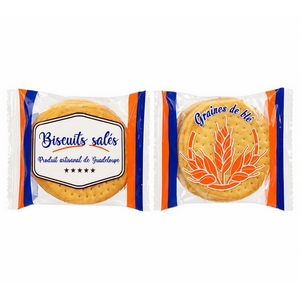 Graines de blé biscuits ronds salés x10 100g